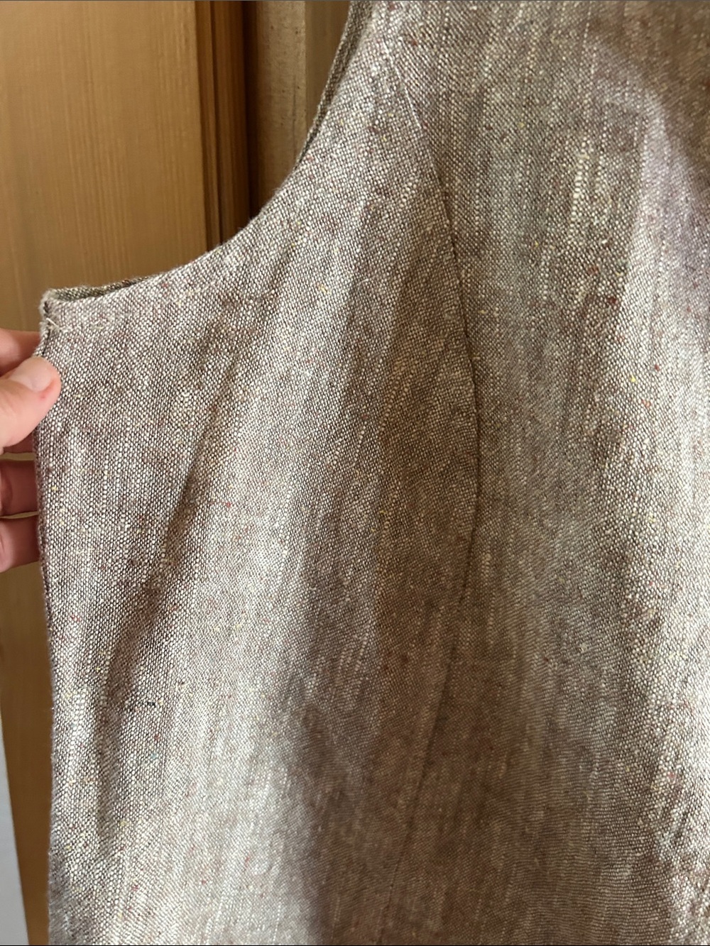 Relaxed Natural Linen Tank Top - Unbranded - Picture 4 of 9